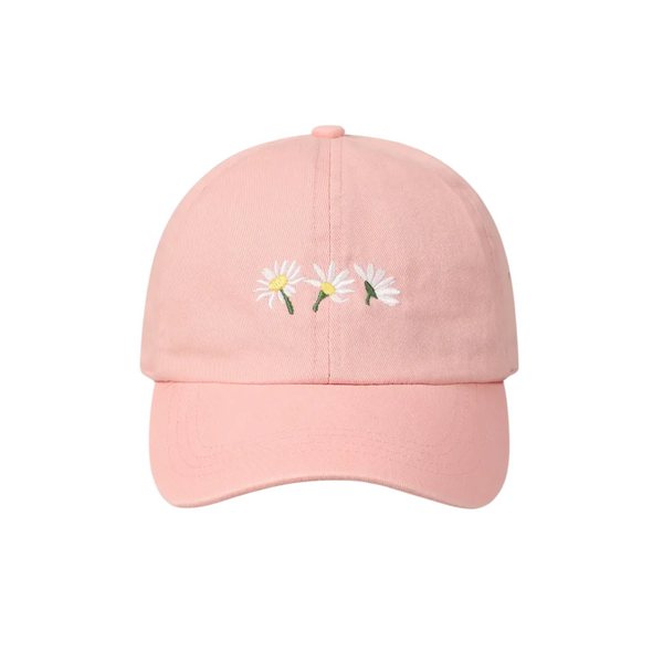 Casquette Broderie Daisy Flowers