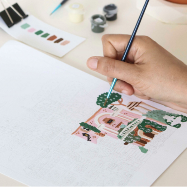 Kit Peinture au Numéro - Rome