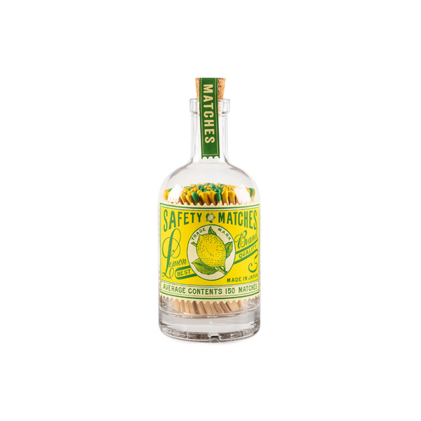 Bouteille d'allumettes Lemon
