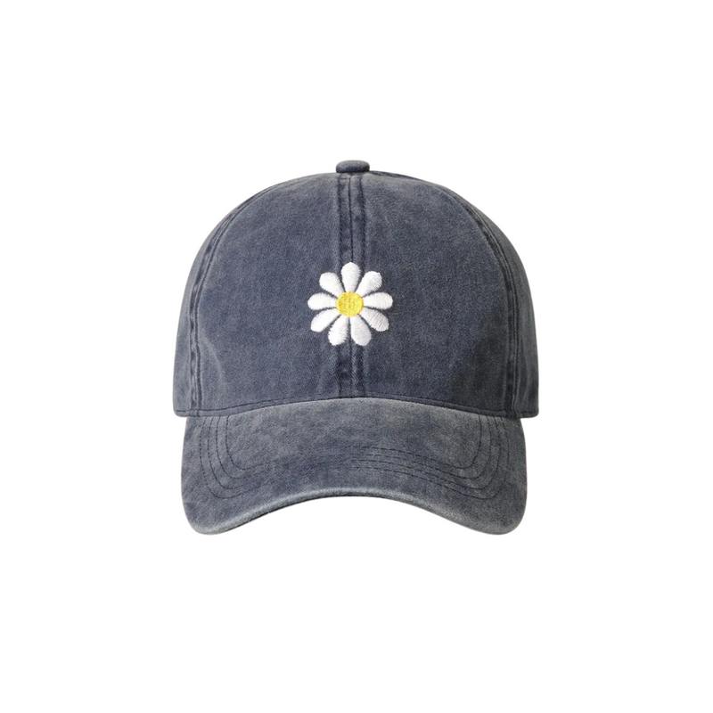 Daisy Embroidery Cap