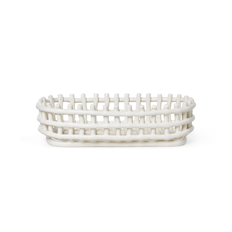 Panier Ovale en céramique