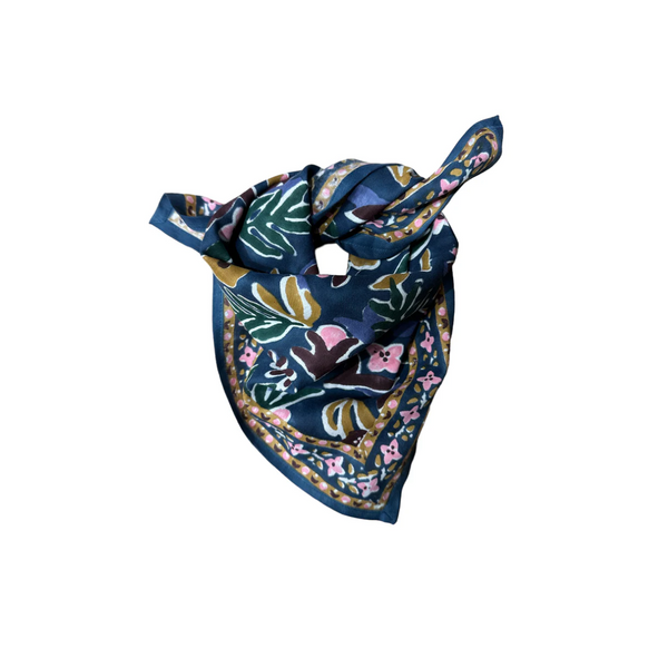 Foulard Matis Bleu - 50 cm