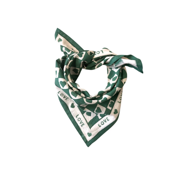 Foulard Coeur Sapin - 50 cm