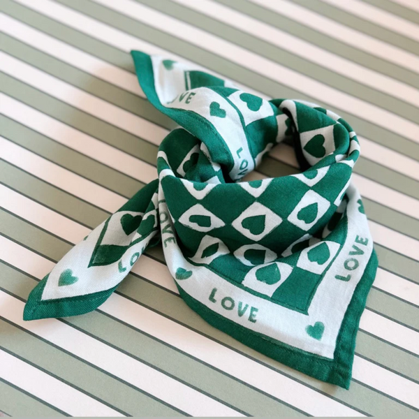 Foulard Coeur Sapin - 50 cm