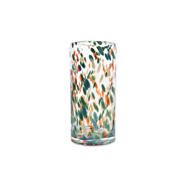 Vase tube Léopard - Vert