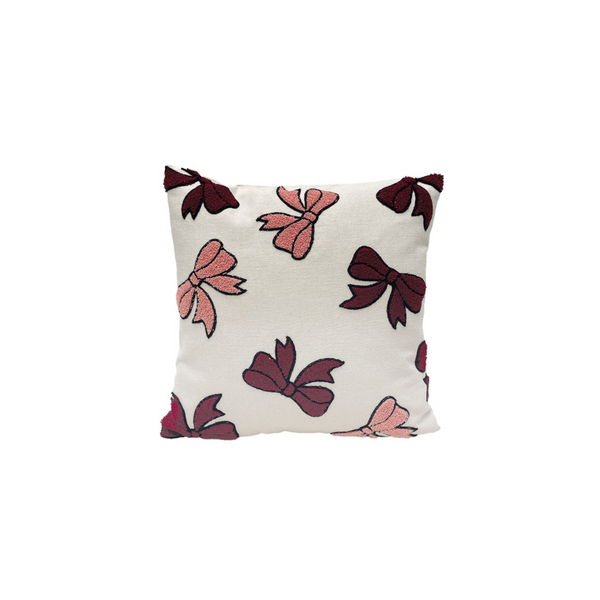 Coussin Influence Noeud rouge
