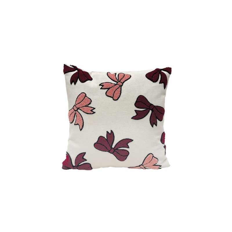 Coussin Influence Noeud rouge