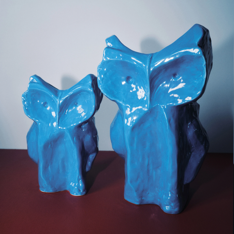 Vase Hibou After Midnight - L
