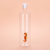 Sea Horse Atlantis bottle in borosilicate glass -1.2L  | Fleux | 5