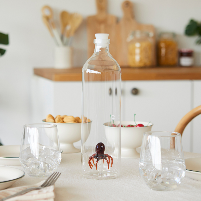 Bouteille Atlantis Octopus en verre borosilicate - 1,2 L
