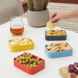 Lot de 4 mini plateaux apéritif Conserverie | Fleux | 9