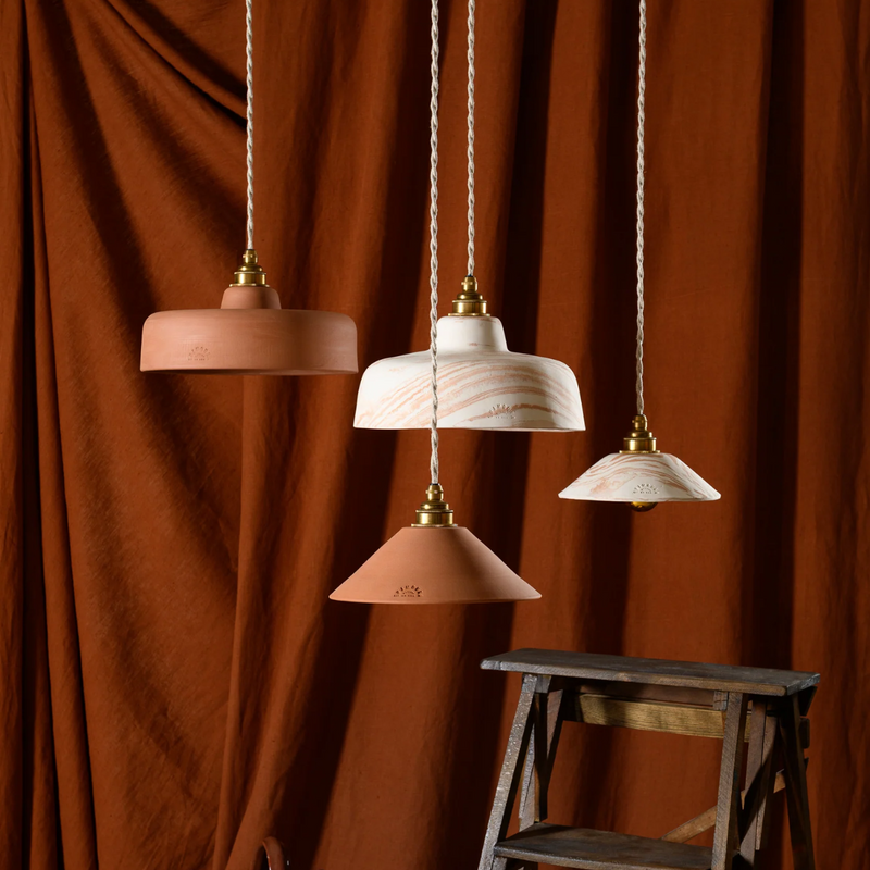 Suspension Lisette en Terre Cuite Rouge