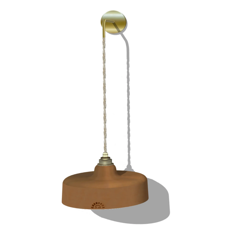 Suspension en applique Ursule en Terre Cuite