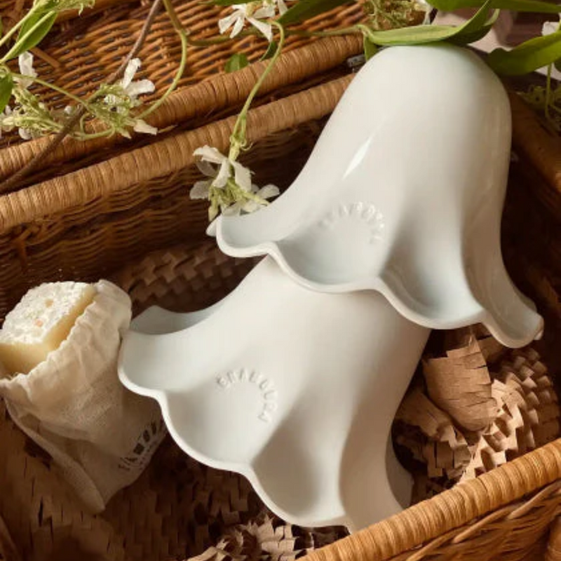 Suspension en applique Lili en Porcelaine biscuit