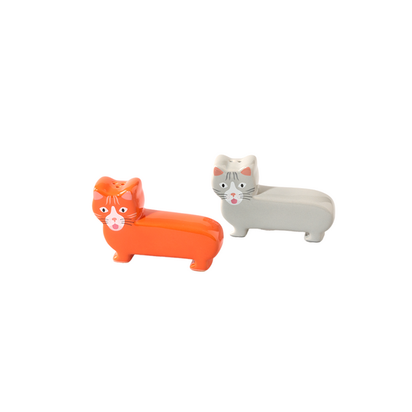 Salière et poivrière - Chat