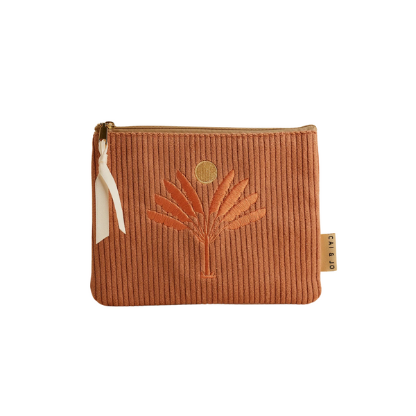 Pochette en velours côtelé - Dusty Pink