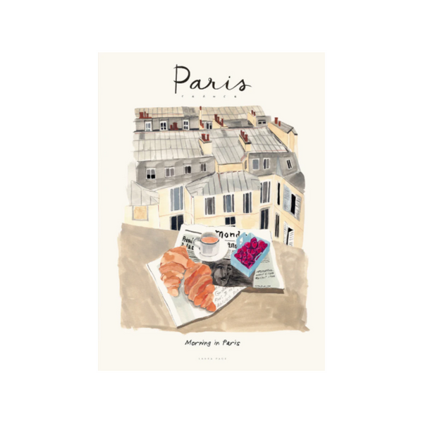 Affiche Laura Page - Morning in Paris