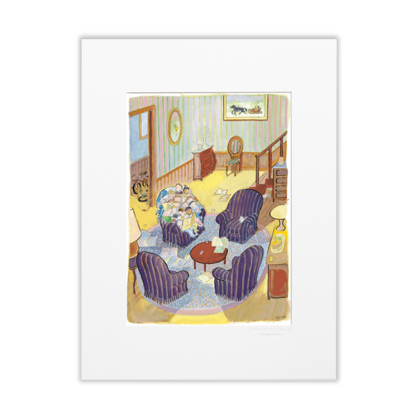 Affiche Sempé Lisons Ensemble - 30 x 40 cm