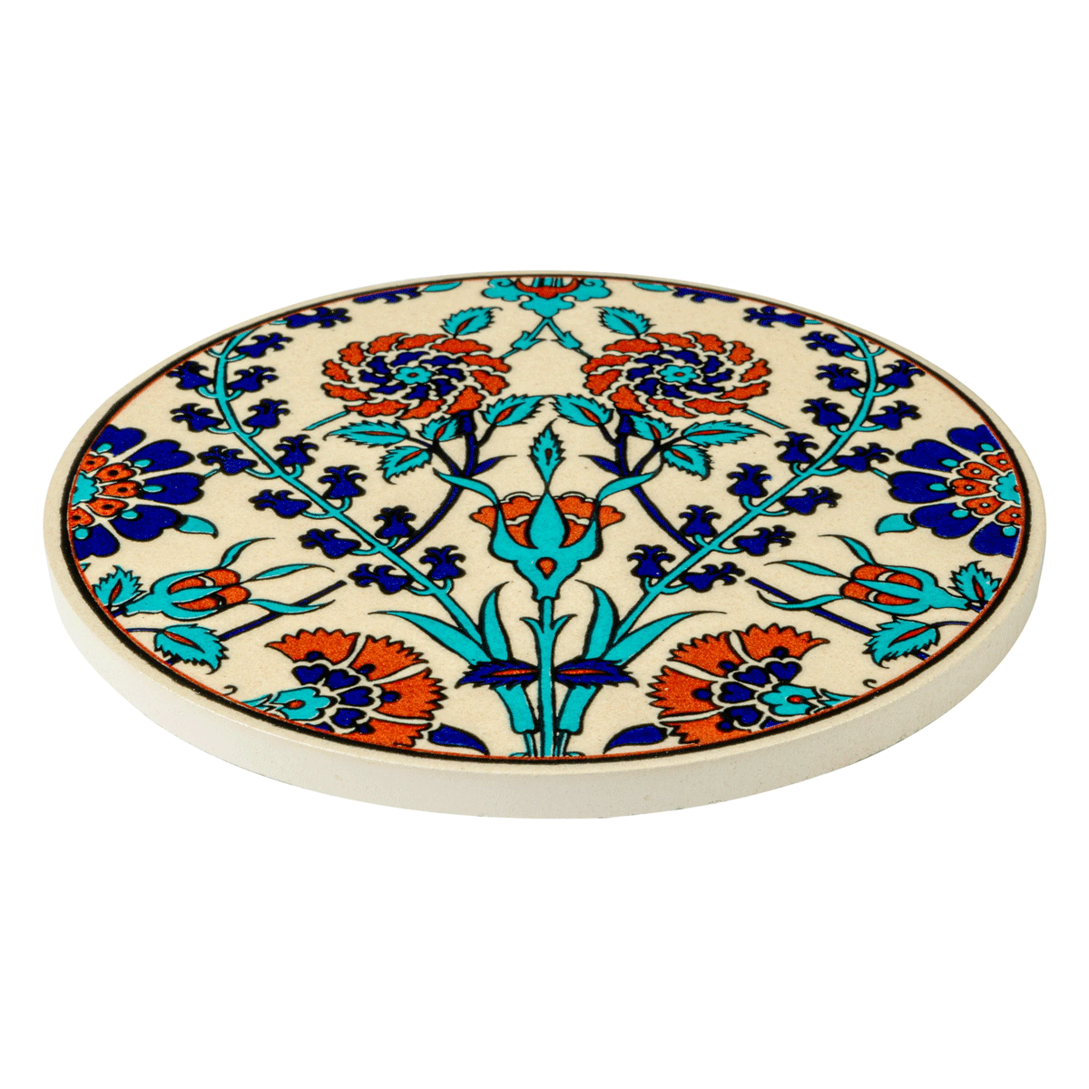 Kcldeci Lot De 2 Dessous De Plat Ronds Tissés En Coton Tressé