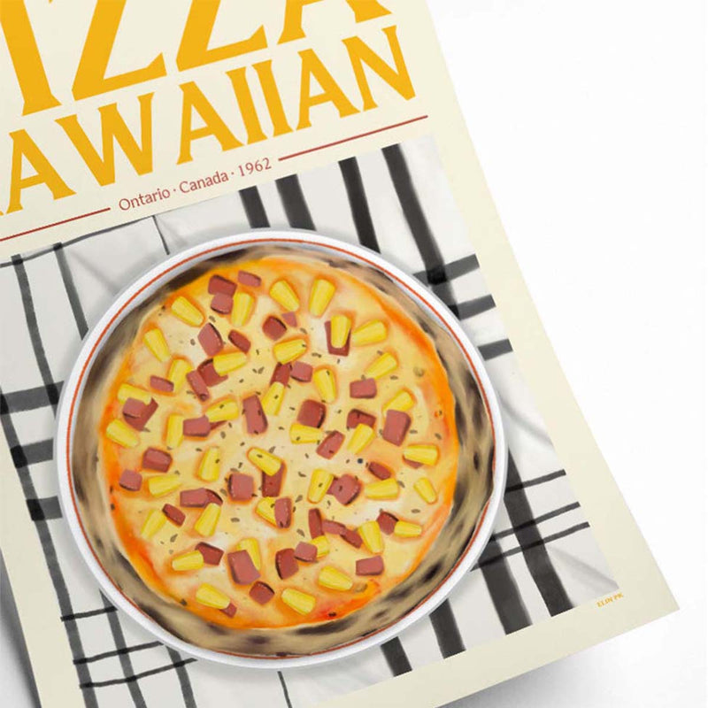 Affiche Pizza Hawaiian