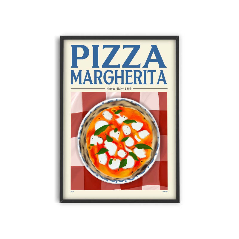 Affiche Pizza Margherita