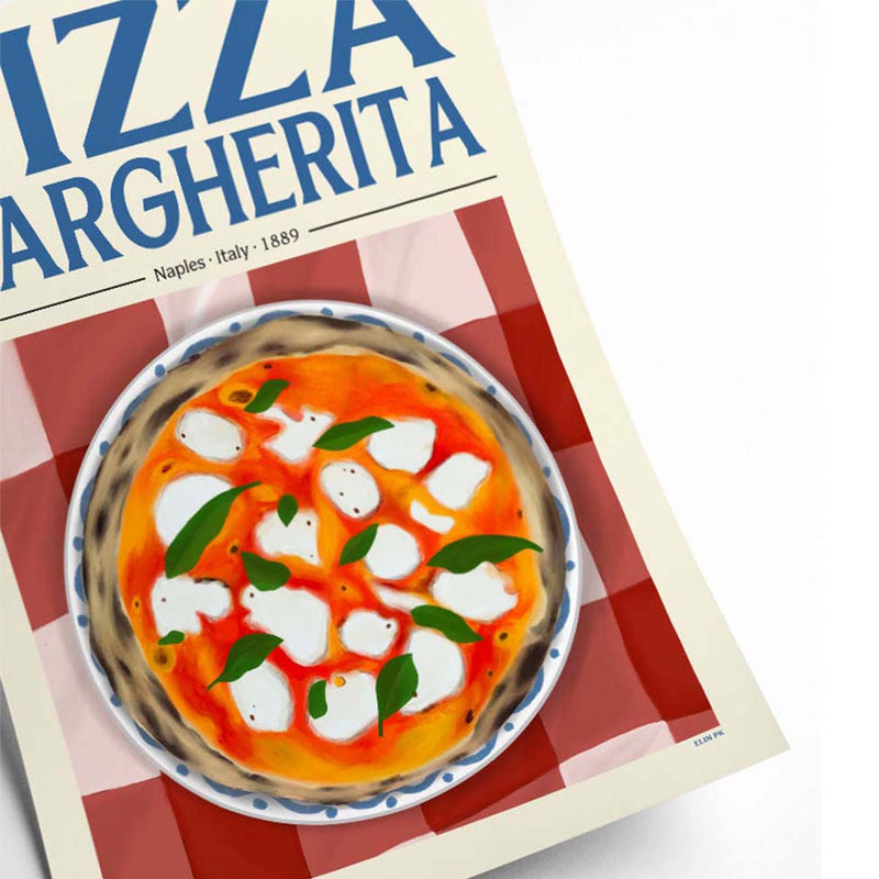 Affiche Pizza Margherita