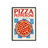 Affiche Pizza Pepperoni | Fleux | 2