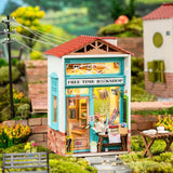 Kit DIY Maison Miniature Free Time Bookshop | Fleux | 5