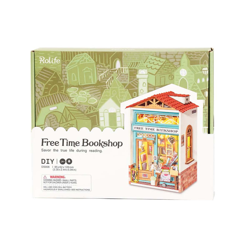 Kit DIY Maison Miniature Free Time Bookshop