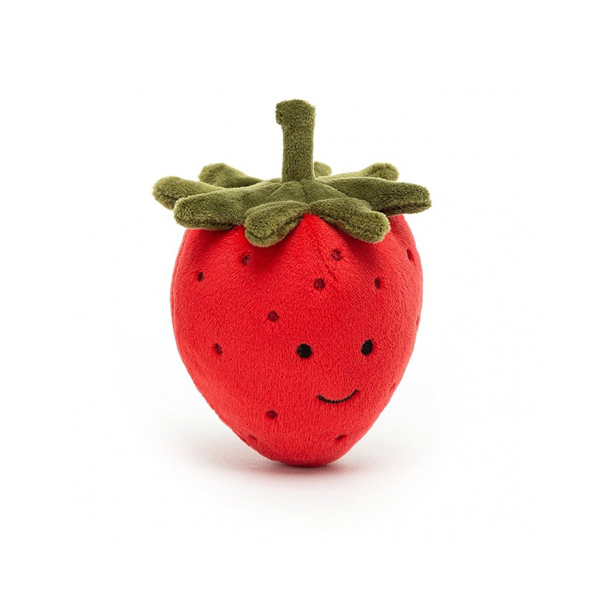 Peluche Fraise Géante - Coussin Déco Fruit Mignon 50 Cm - Décoration Chambre Et Cadeau Doudou