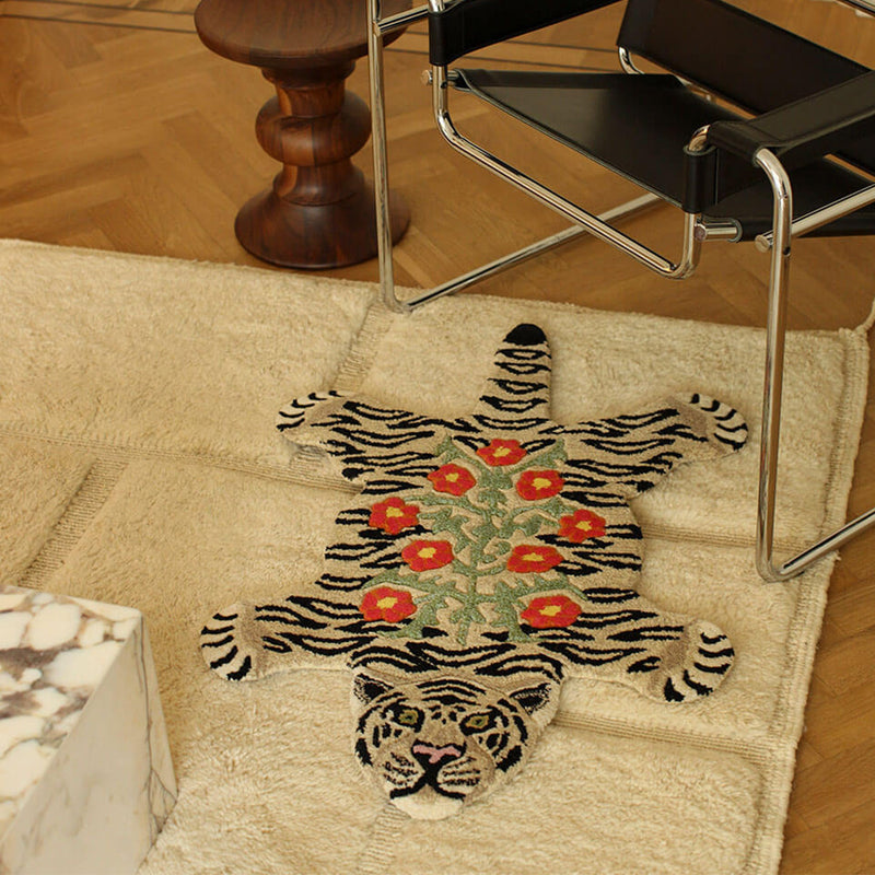Modern Carpet Tapis 100 % laine touffeté à la main pour Modern Carpet Tapis 100 % laine touffeté à la main pour