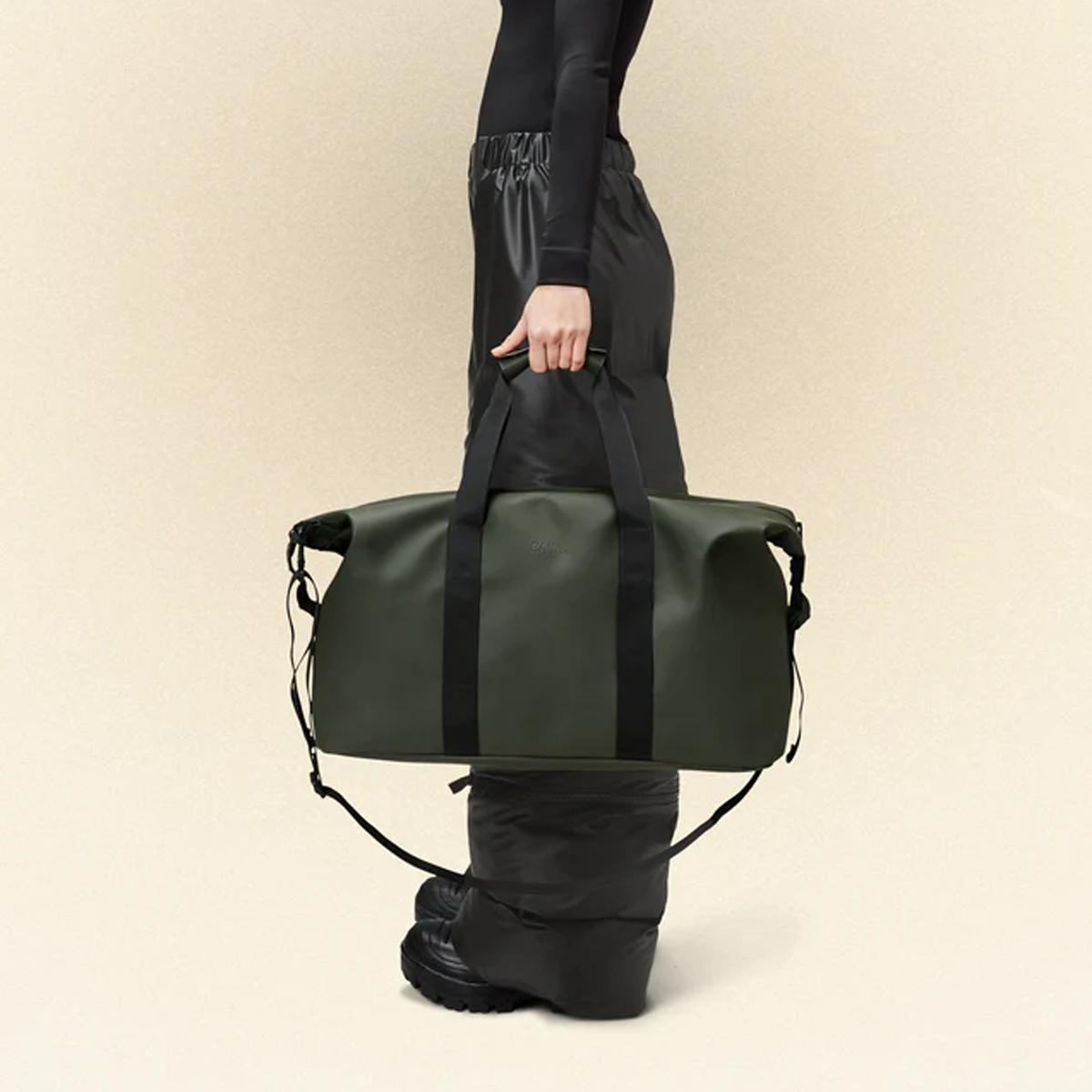 Rains HILO UNISEX - Sac week-end - black/noir Rains HILO UNISEX - Sac week-end - black/noir