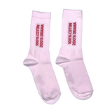 Chaussettes 100% coton 200% drama - 36/40 - Rose & Rouge | Fleux | 3