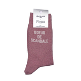 Chaussettes Odeur de scandale - 36/40 - Rose Paillettes | Fleux | 2