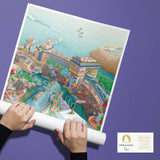 Affiche Officielle des Jeux Paralympiques de Paris 2024 - 50 x 70 cm | Fleux | 6