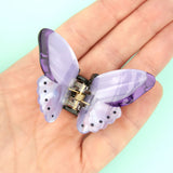 Mini Pince à Cheveux Papillon - Mauve | Fleux | 10