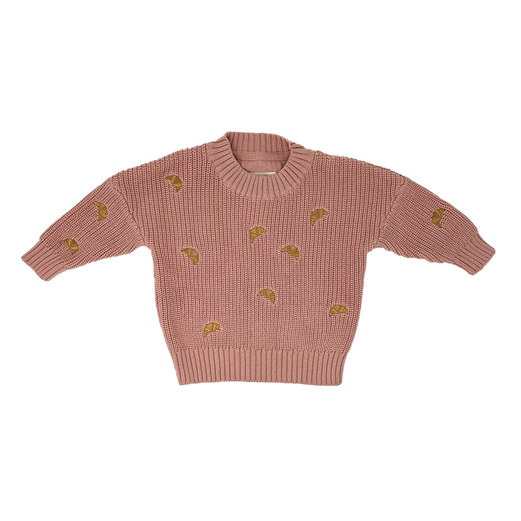 RALPH LAUREN - Pull rose à manches longues - 7 ans RALPH LAUREN - Pull rose à manches longues - 7 ans
