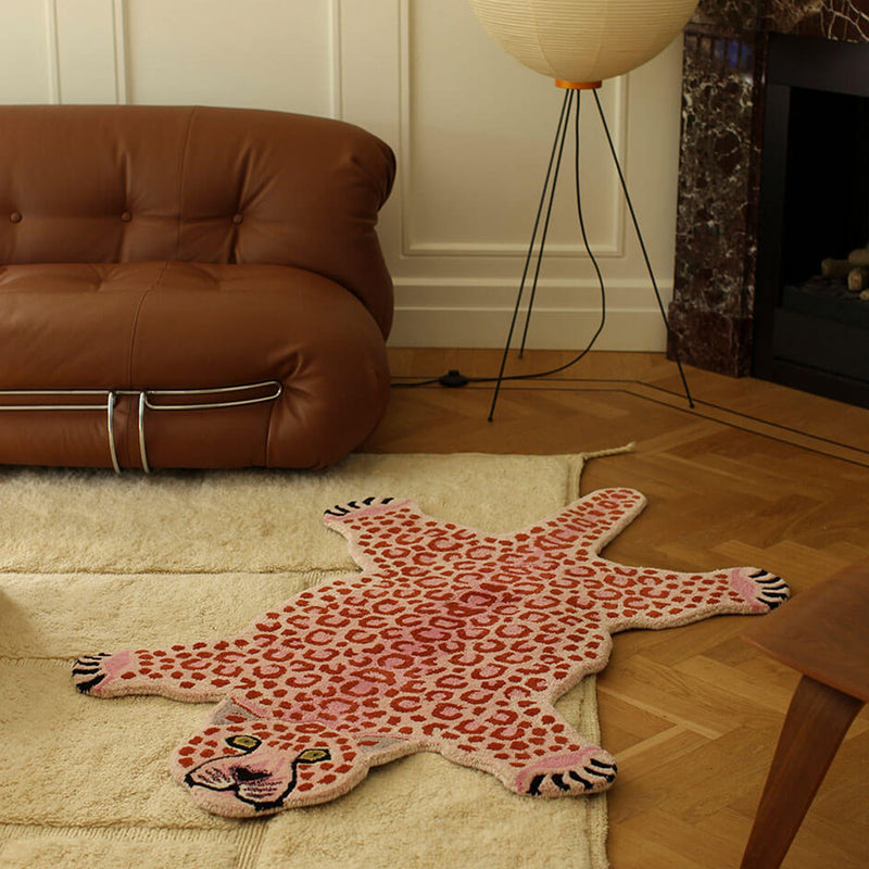 Tapis Pinky Leopard