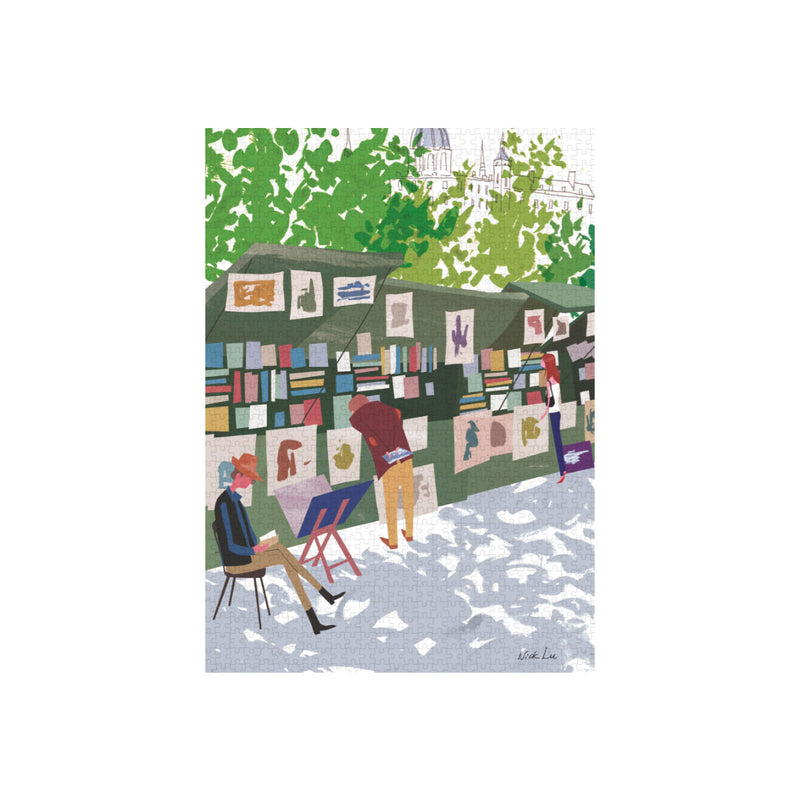 1000 piece puzzle - WLPP Bouquiniste - 48 x 68 cm