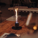 Cheminée / Feu de table Spin 900 - Ø 19 x 40.5 cm - Noir | Fleux | 4