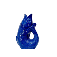 Carafe / Vase Monsieur Carafon Poisson - Azur