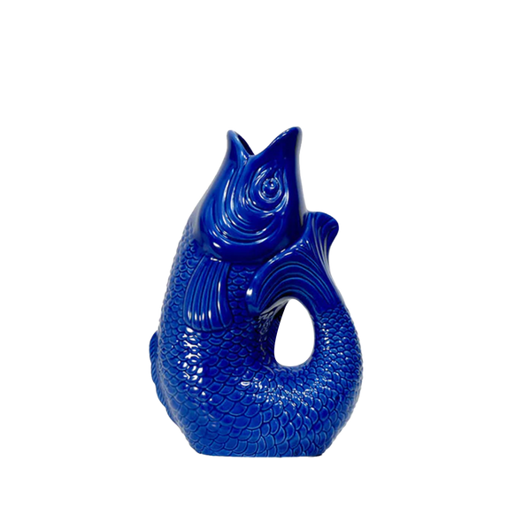 Carafe / Vase Monsieur Carafon Poisson - Azur