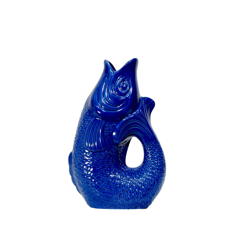 Carafe / Vase Monsieur Carafon Poisson - Azur