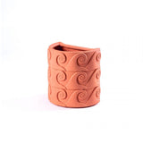 Vase Mural Onde - 25 cm x 16 cm - Terracotta | Fleux | 13