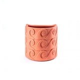 Vase Mural Onde - 25 cm x 16 cm - Terracotta | Fleux | 8