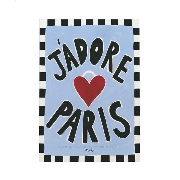 A3 Poster I love Paris