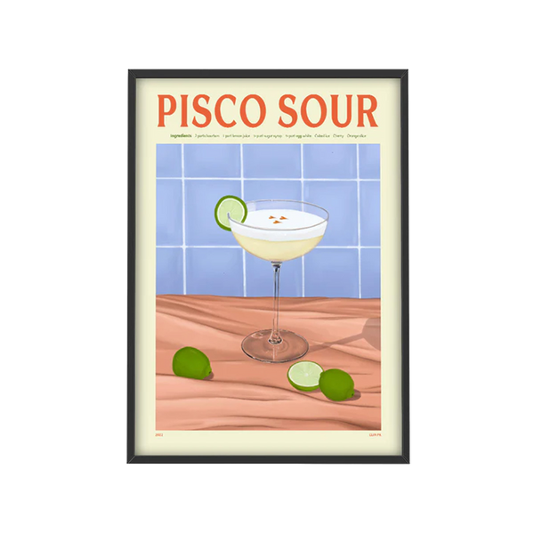 Affiche Cocktail - Elin PK - Pisco Sour