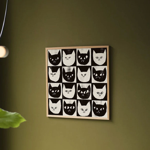 Affiche Enikő Eged Black Cat White