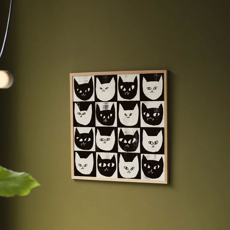 Affiche Enikő Eged Black Cat White