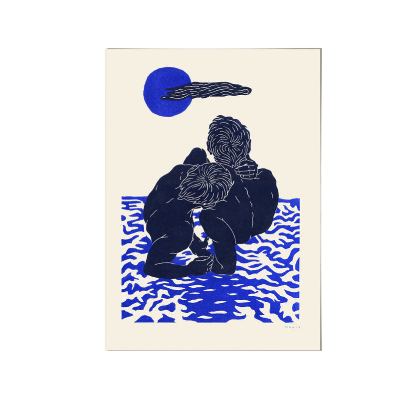 Maliv Blue Moon II Poster